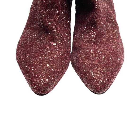Veronica Beard Bennett Crushed Glitter Booties - Picture 9 of 9